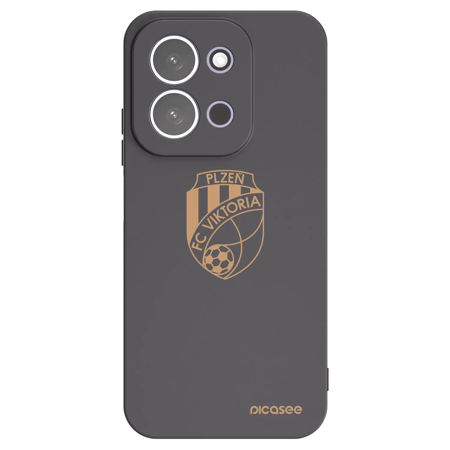 Picasee silikonový černý obal pro Xiaomi Redmi 15C 5G - FC Viktoria Plzeň I