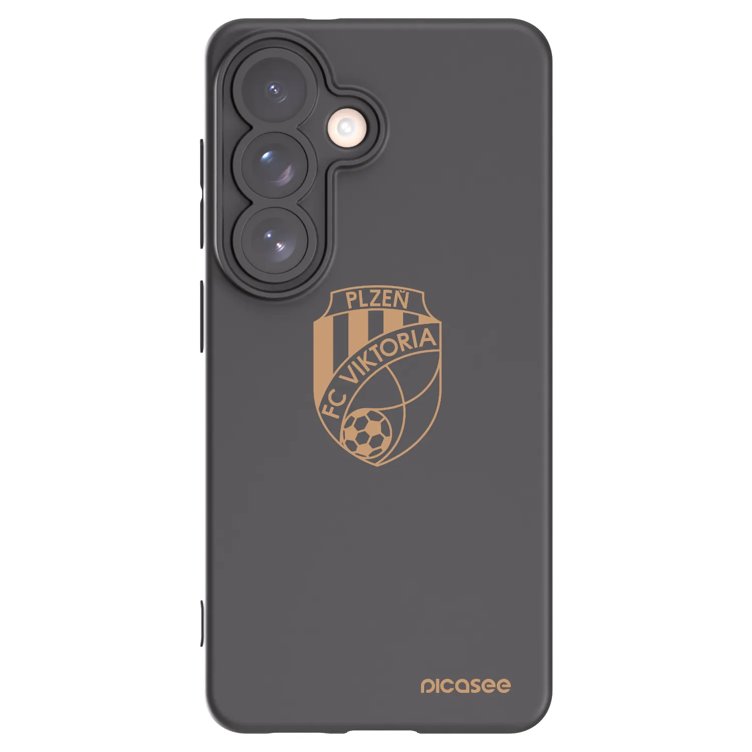 Picasee silikonový černý obal pro Samsung Galaxy S26 - FC Viktoria Plzeň I
