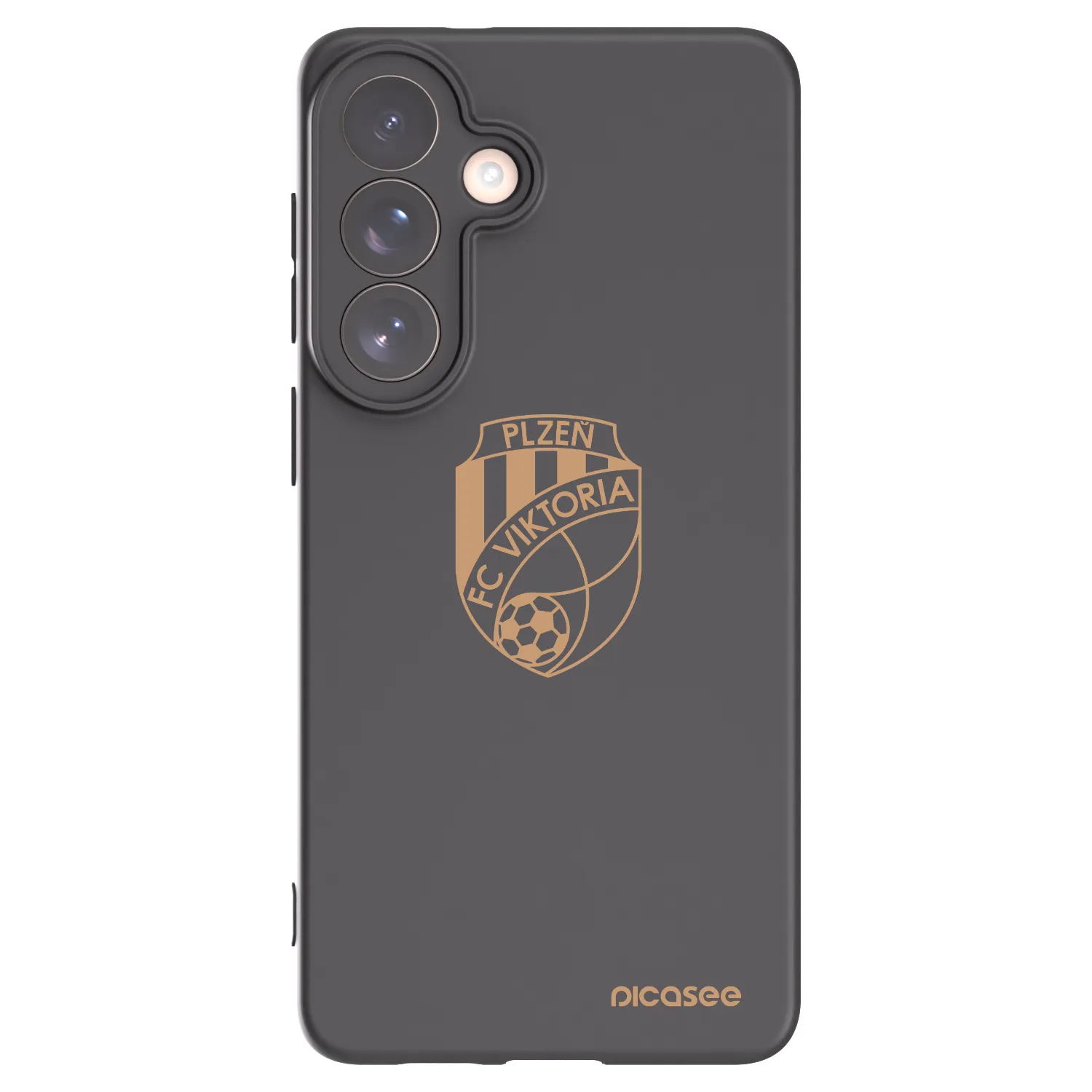 Picasee silikonový černý obal pro Samsung Galaxy S26+ - FC Viktoria Plzeň I