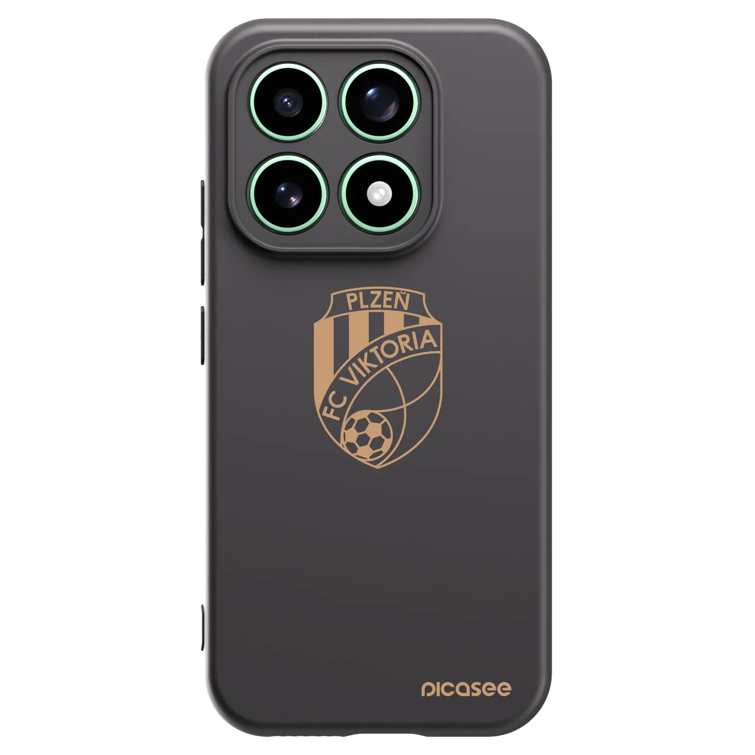 Picasee silikonový černý obal pro Xiaomi 17 - FC Viktoria Plzeň I