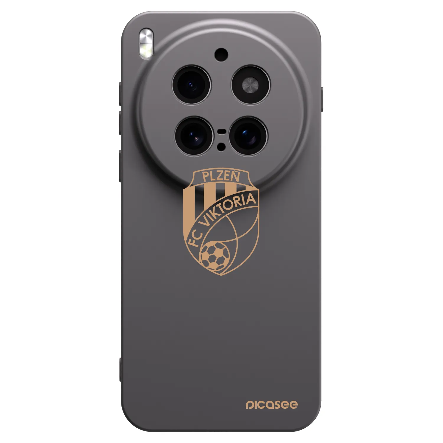 Picasee silikonový černý obal pro Vivo X300 Pro - FC Viktoria Plzeň I