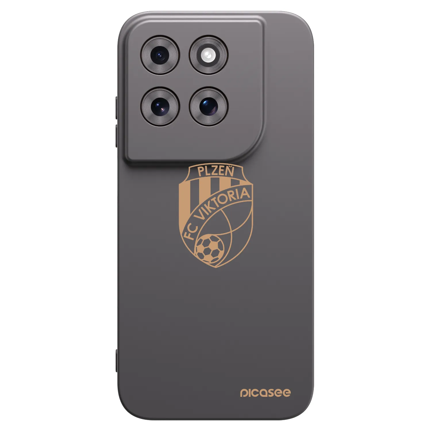 Picasee silikonový černý obal pro Motorola Moto G77 - FC Viktoria Plzeň I