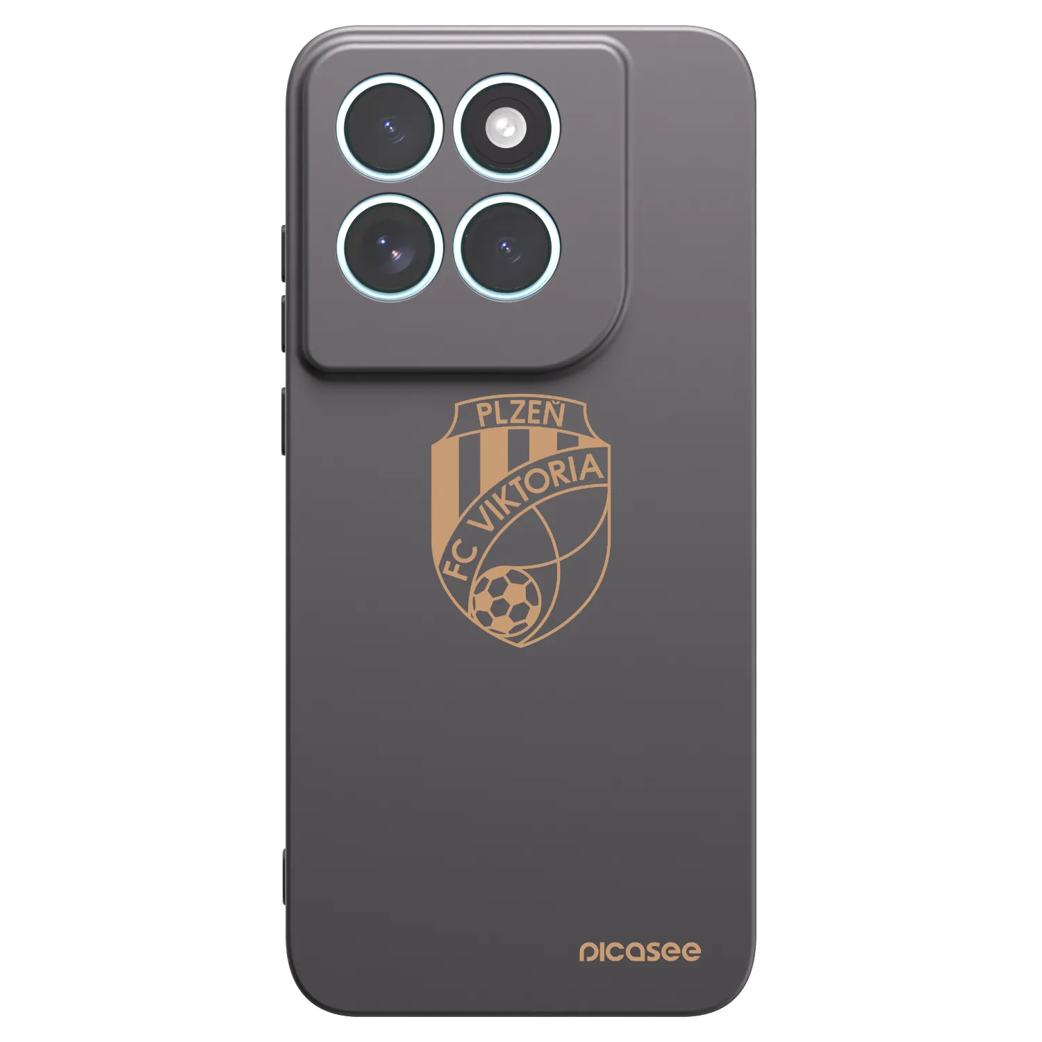 Picasee silikonový černý obal pro Motorola Edge 70 Fusion - FC Viktoria Plzeň I
