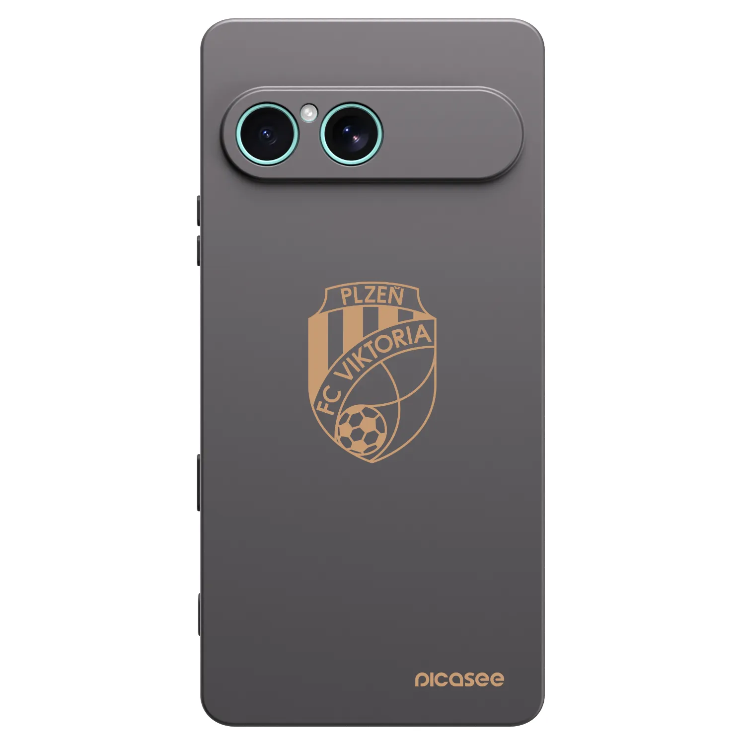 Picasee silikonový černý obal pro Sony Xperia 10 VII - FC Viktoria Plzeň I