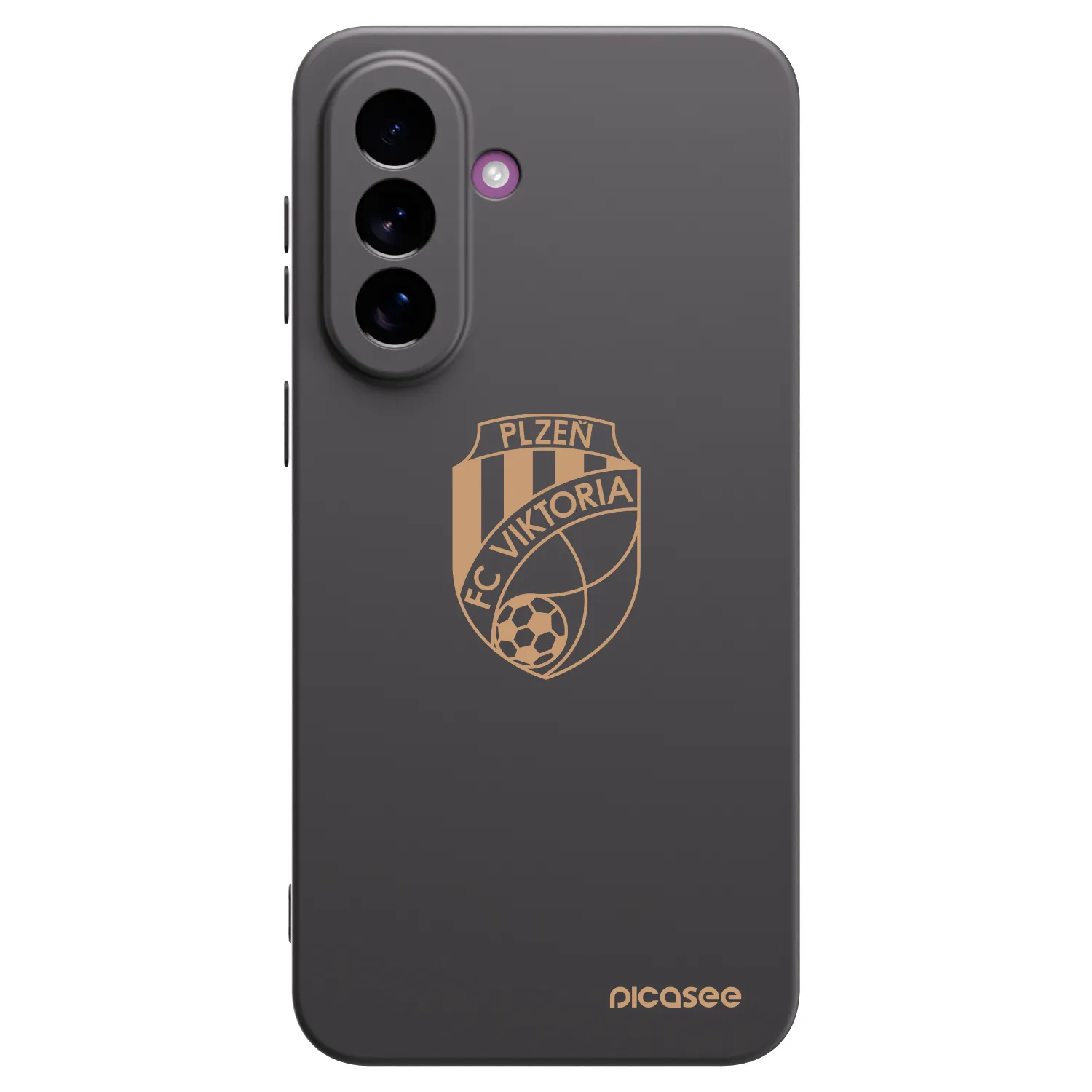 Picasee silikonový černý obal pro Samsung Galaxy A37 - FC Viktoria Plzeň I