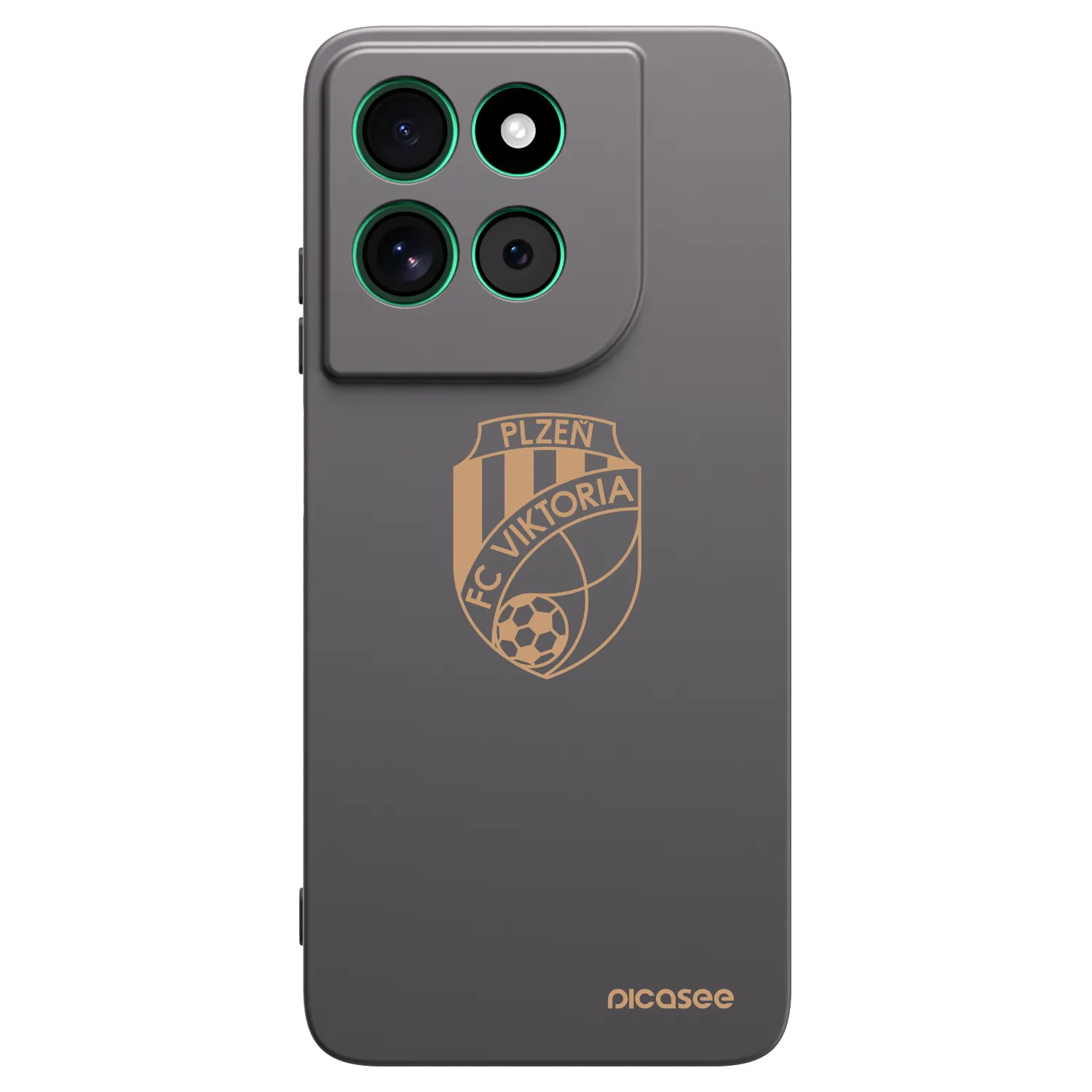 Picasee silikonový černý obal pro Motorola Moto G57 Power - FC Viktoria Plzeň I