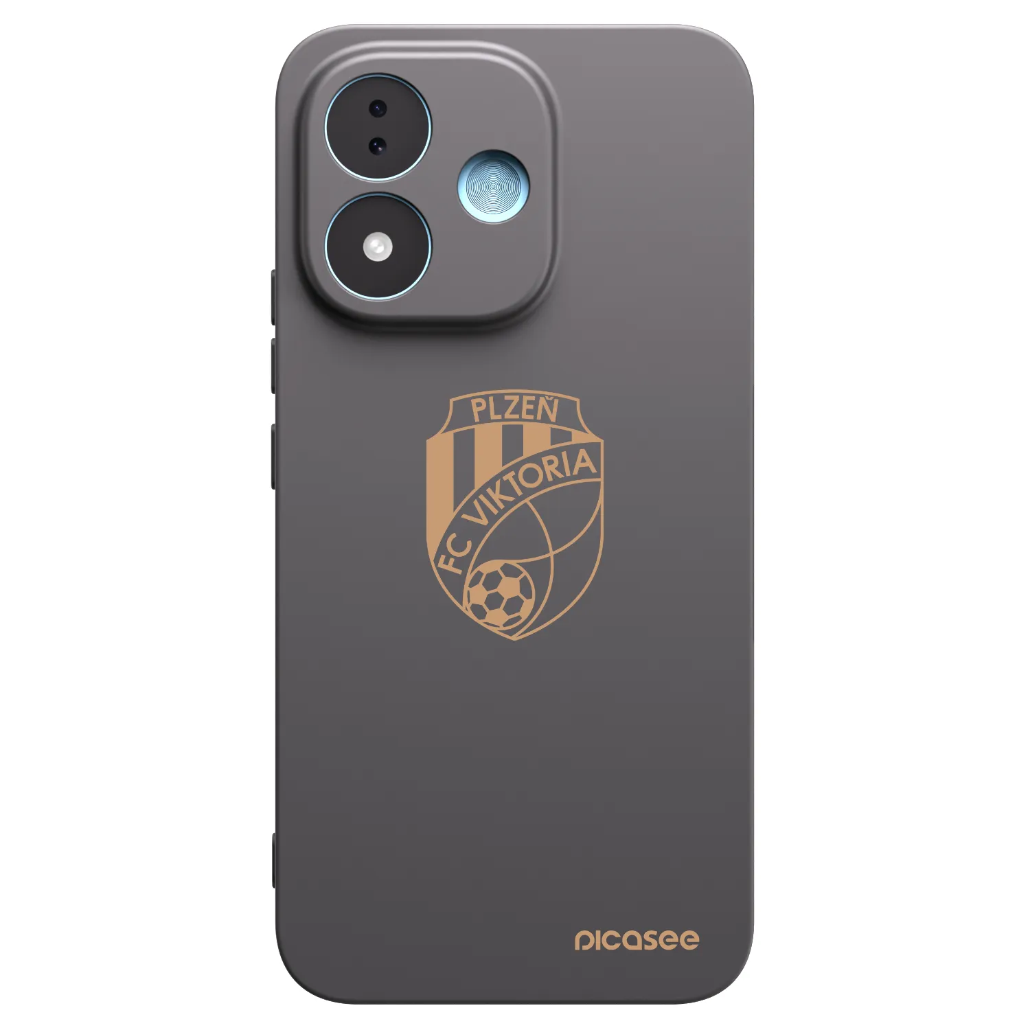 Picasee silikonový černý obal pro Xiaomi Redmi Note 17 5G - FC Viktoria Plzeň I