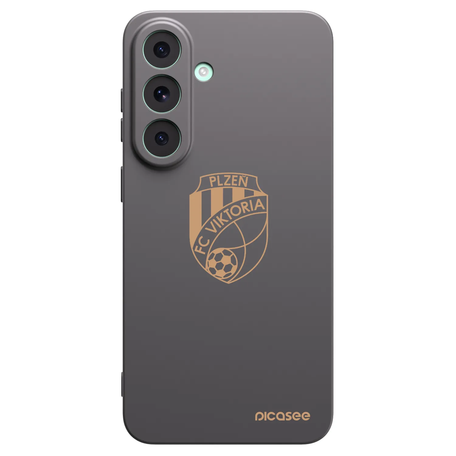 Picasee silikonový černý obal pro Samsung Galaxy S26 FE - FC Viktoria Plzeň I
