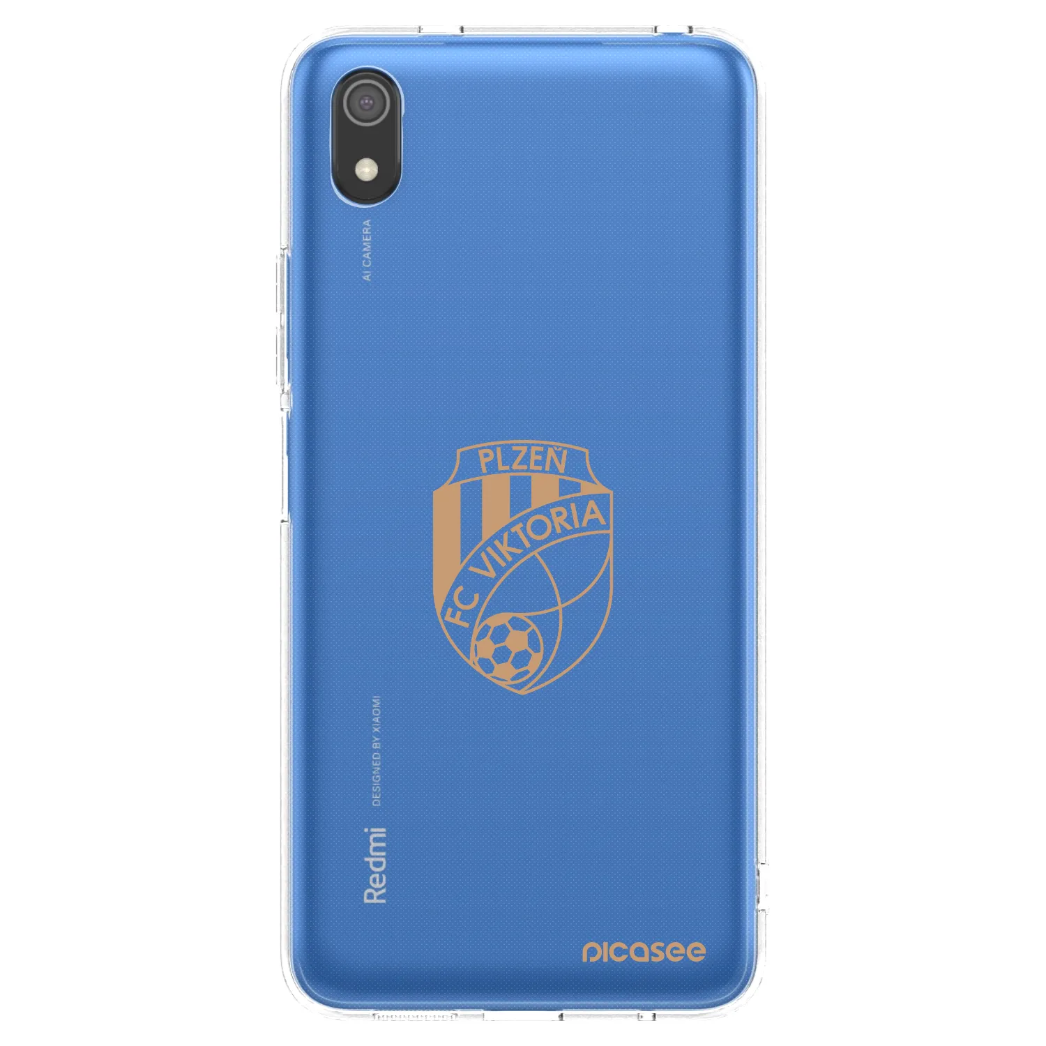 Picasee silikonový průhledný obal pro Xiaomi Redmi 7A - FC Viktoria Plzeň I
