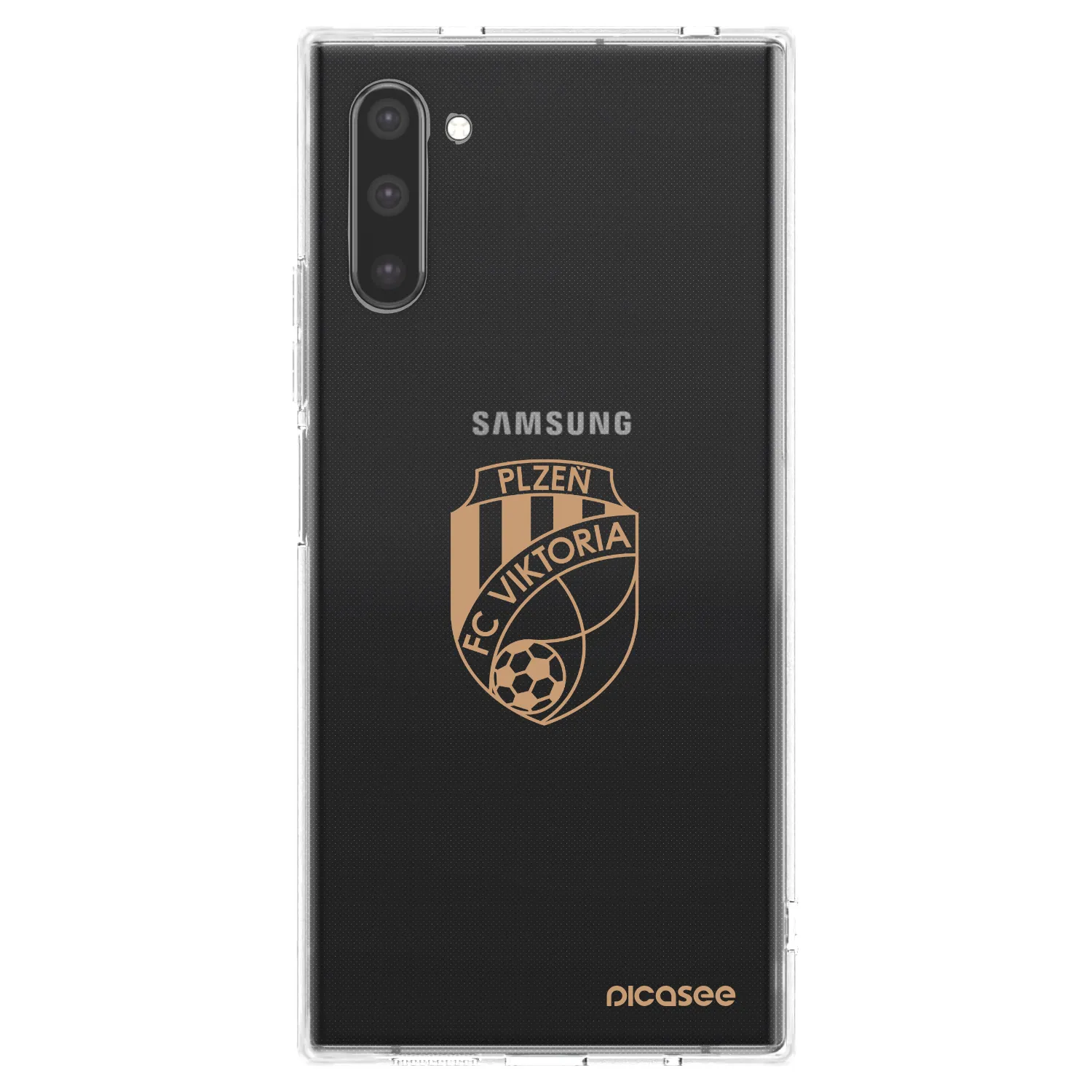 Picasee silikonový průhledný obal pro Samsung Galaxy Note 10 N970F - FC Viktoria Plzeň I