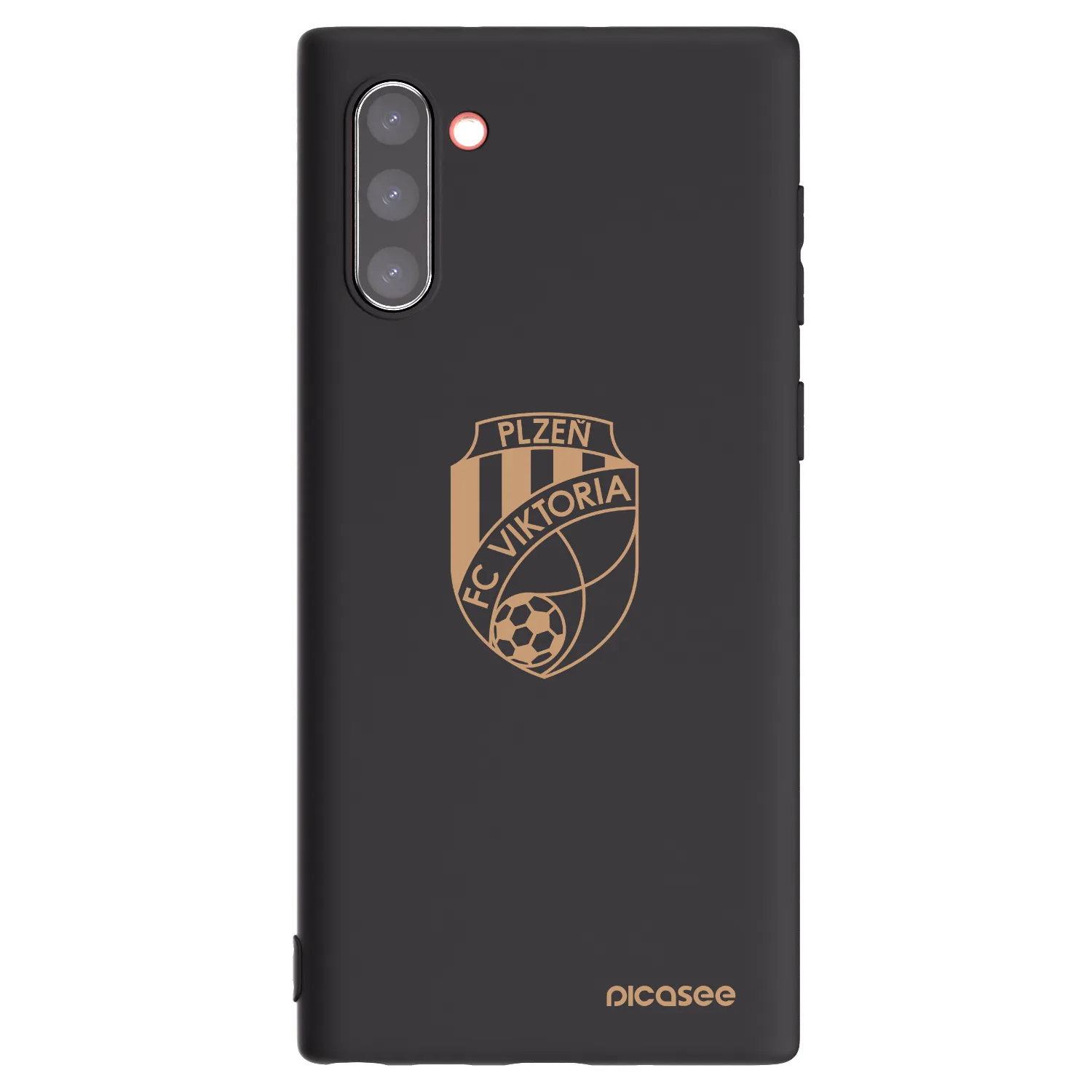 Picasee silikonový černý obal pro Samsung Galaxy Note 10 N970F - FC Viktoria Plzeň I