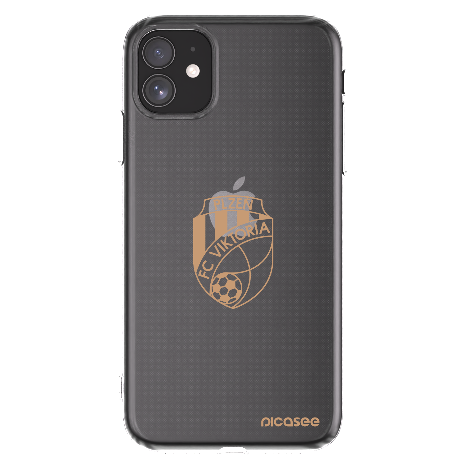 Picasee silikonový průhledný obal pro Apple iPhone 11 - FC Viktoria Plzeň I