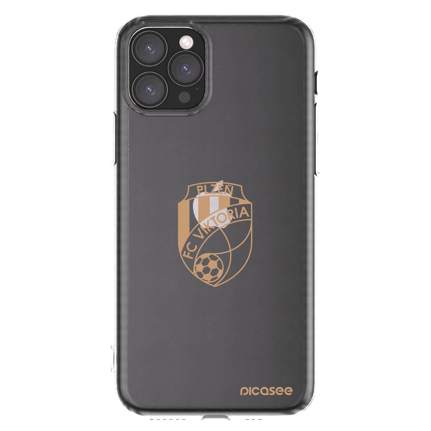 Picasee silikonový průhledný obal pro Apple iPhone 11 Pro - FC Viktoria Plzeň I