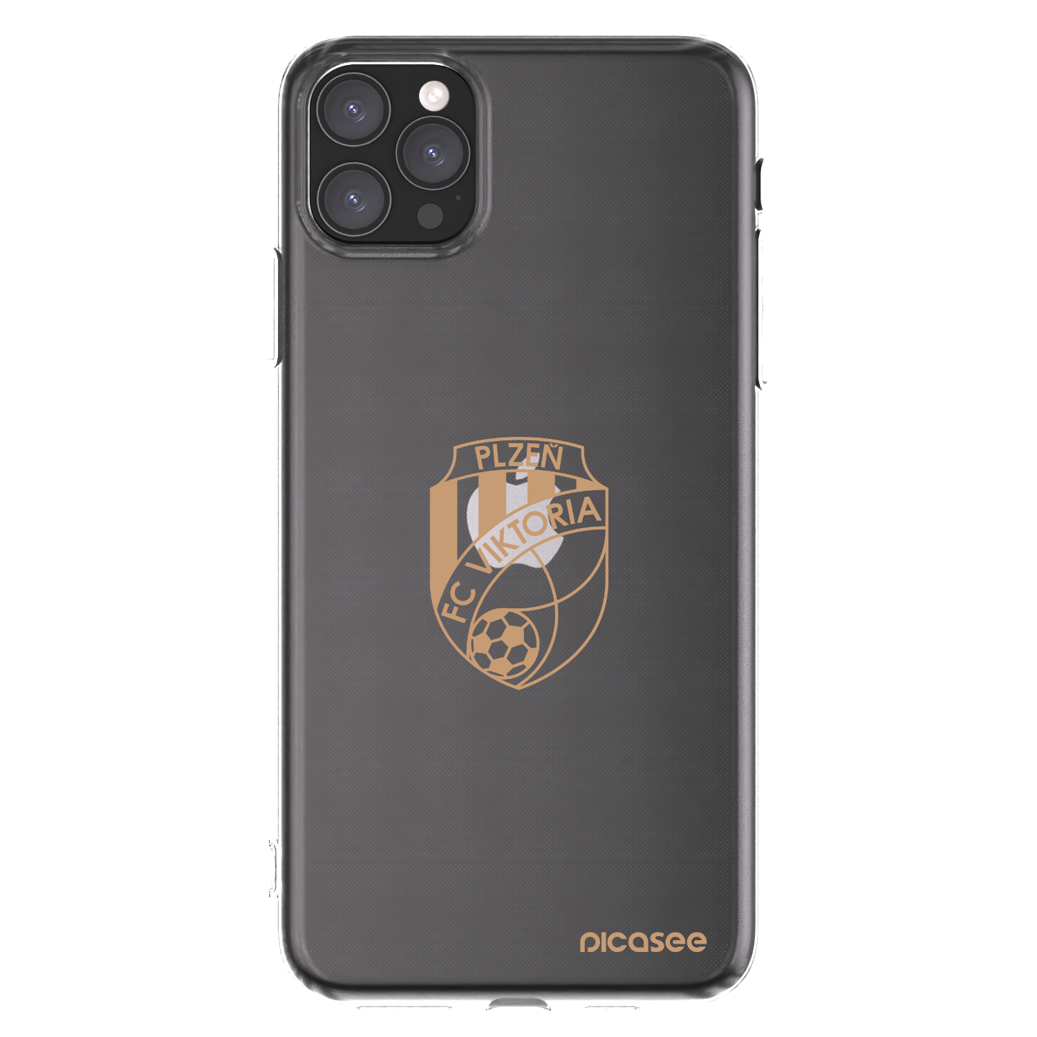 Picasee silikonový průhledný obal pro Apple iPhone 11 Pro Max - FC Viktoria Plzeň I