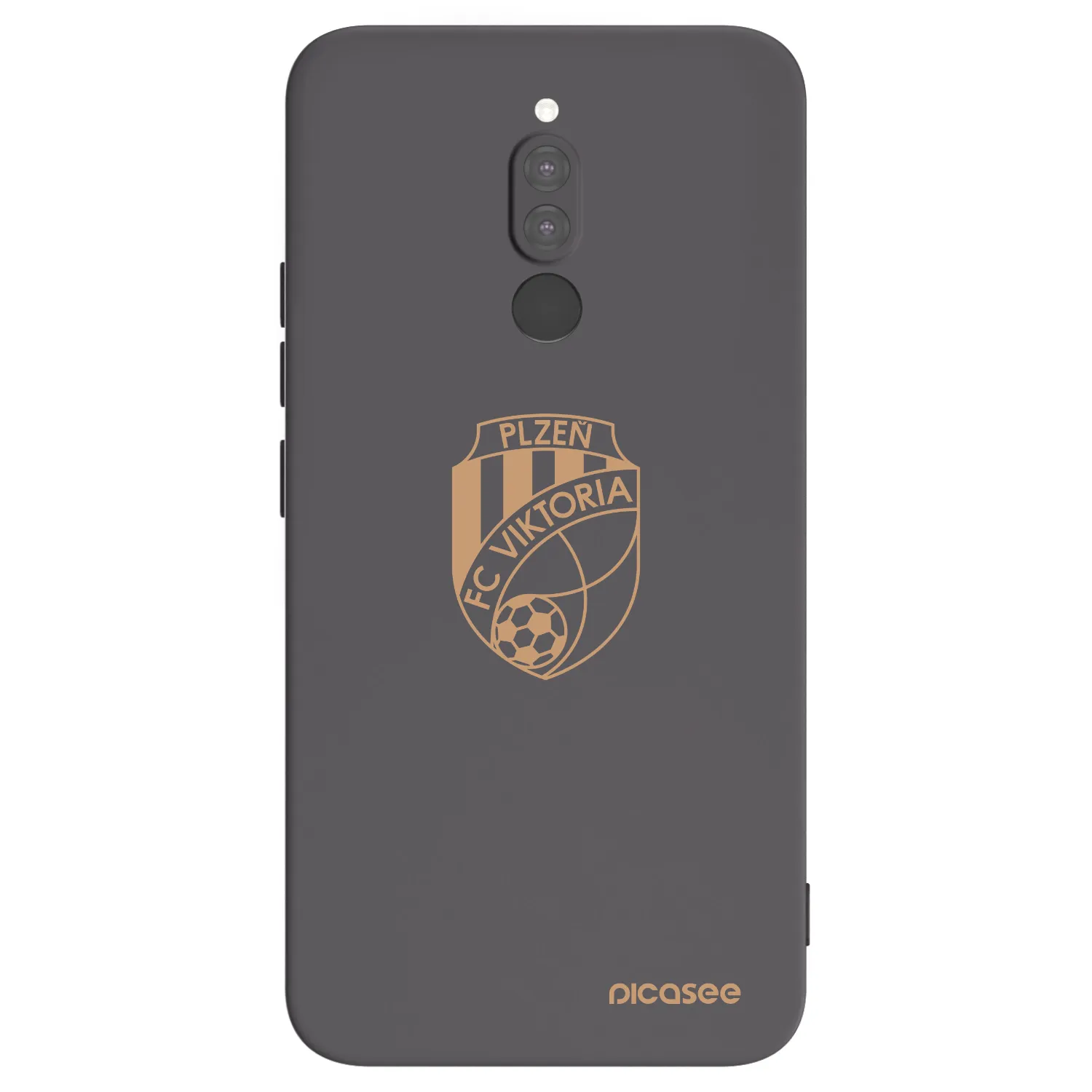 Picasee silikonový černý obal pro Xiaomi Redmi 8 - FC Viktoria Plzeň I