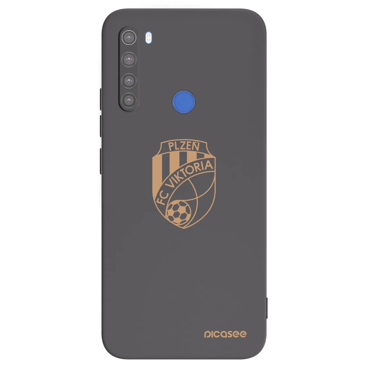Picasee silikonový černý obal pro Xiaomi Redmi Note 8T - FC Viktoria Plzeň I