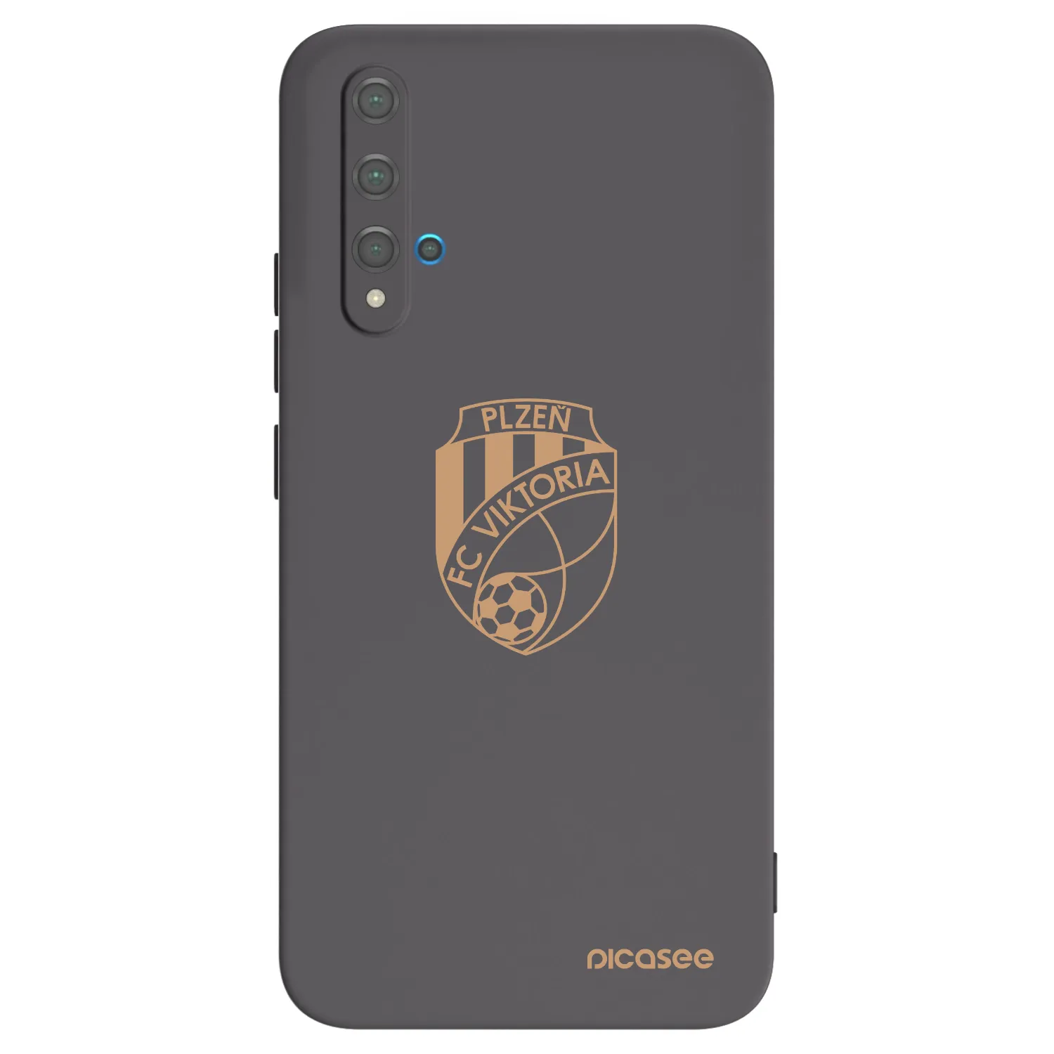 Picasee silikonový černý obal pro Huawei Nova 5T - FC Viktoria Plzeň I