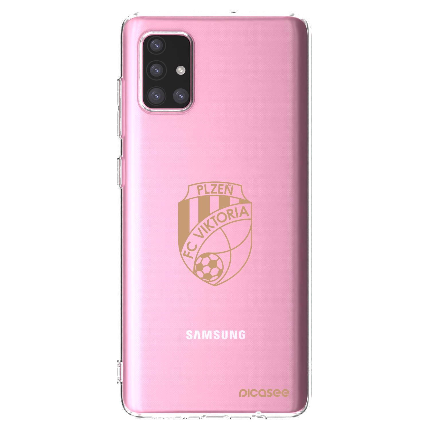 Picasee silikonový průhledný obal pro Samsung Galaxy A71 A715F - FC Viktoria Plzeň I