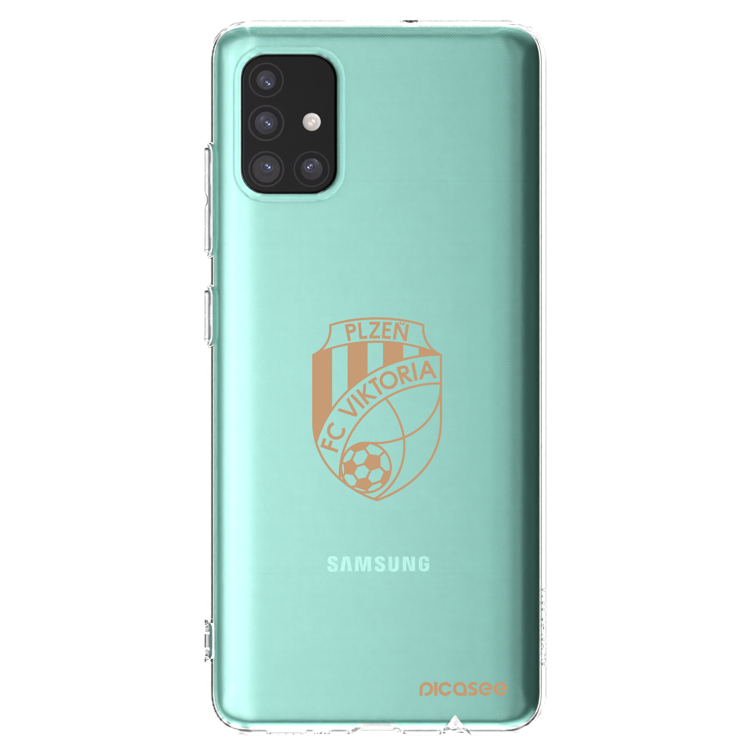 Picasee silikonový průhledný obal pro Samsung Galaxy A51 A515F - FC Viktoria Plzeň I