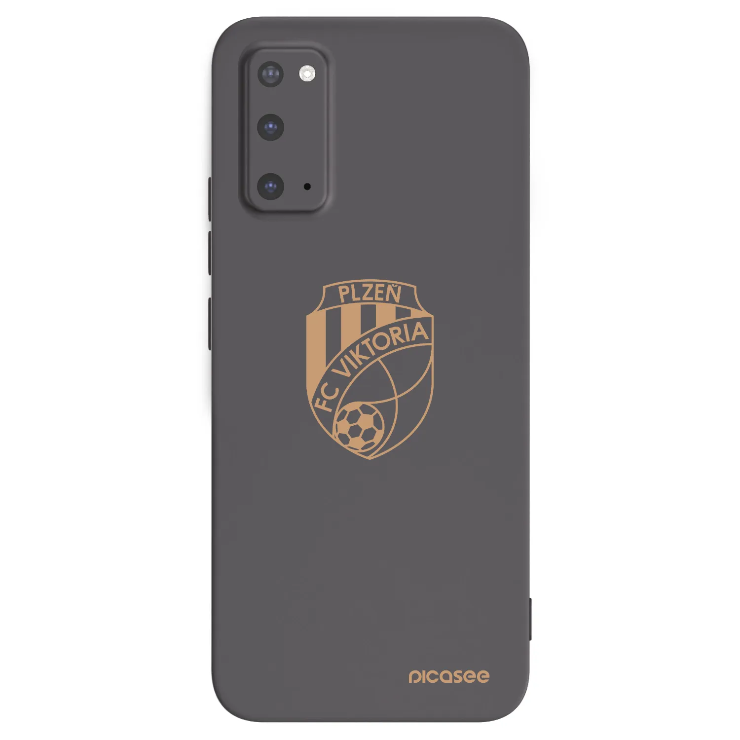 Picasee silikonový černý obal pro Samsung Galaxy S20 G980F - FC Viktoria Plzeň I
