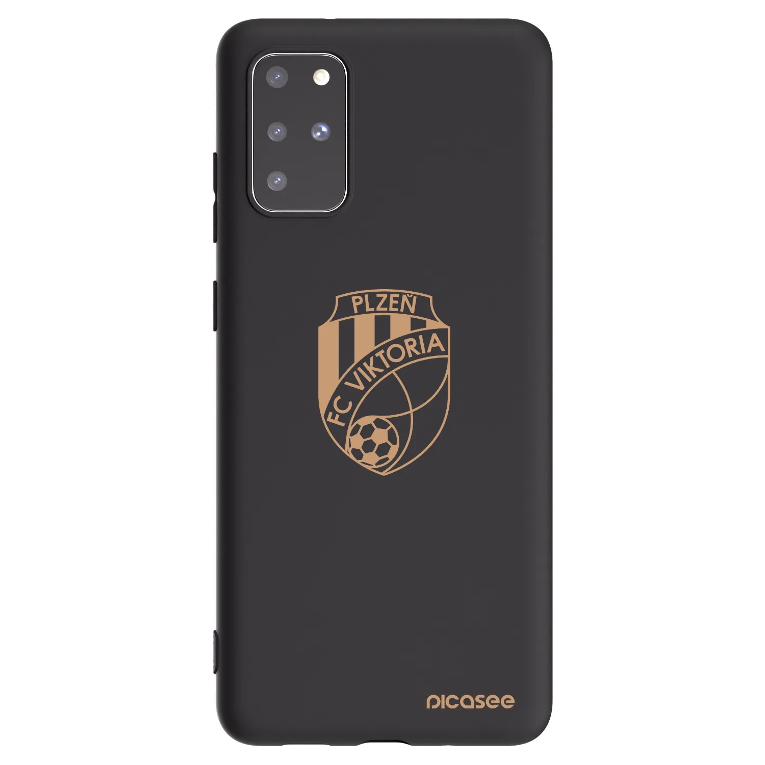 Picasee silikonový černý obal pro Samsung Galaxy S20+ G985F - FC Viktoria Plzeň I