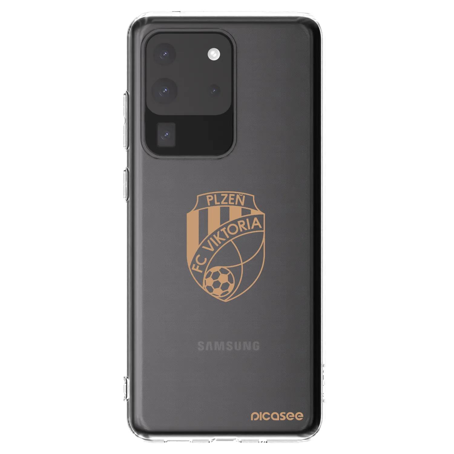 Picasee silikonový průhledný obal pro Samsung Galaxy S20 Ultra 5G G988F - FC Viktoria Plzeň I
