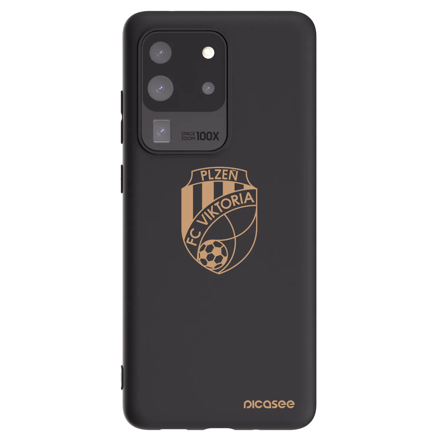 Picasee silikonový černý obal pro Samsung Galaxy S20 Ultra 5G G988F - FC Viktoria Plzeň I