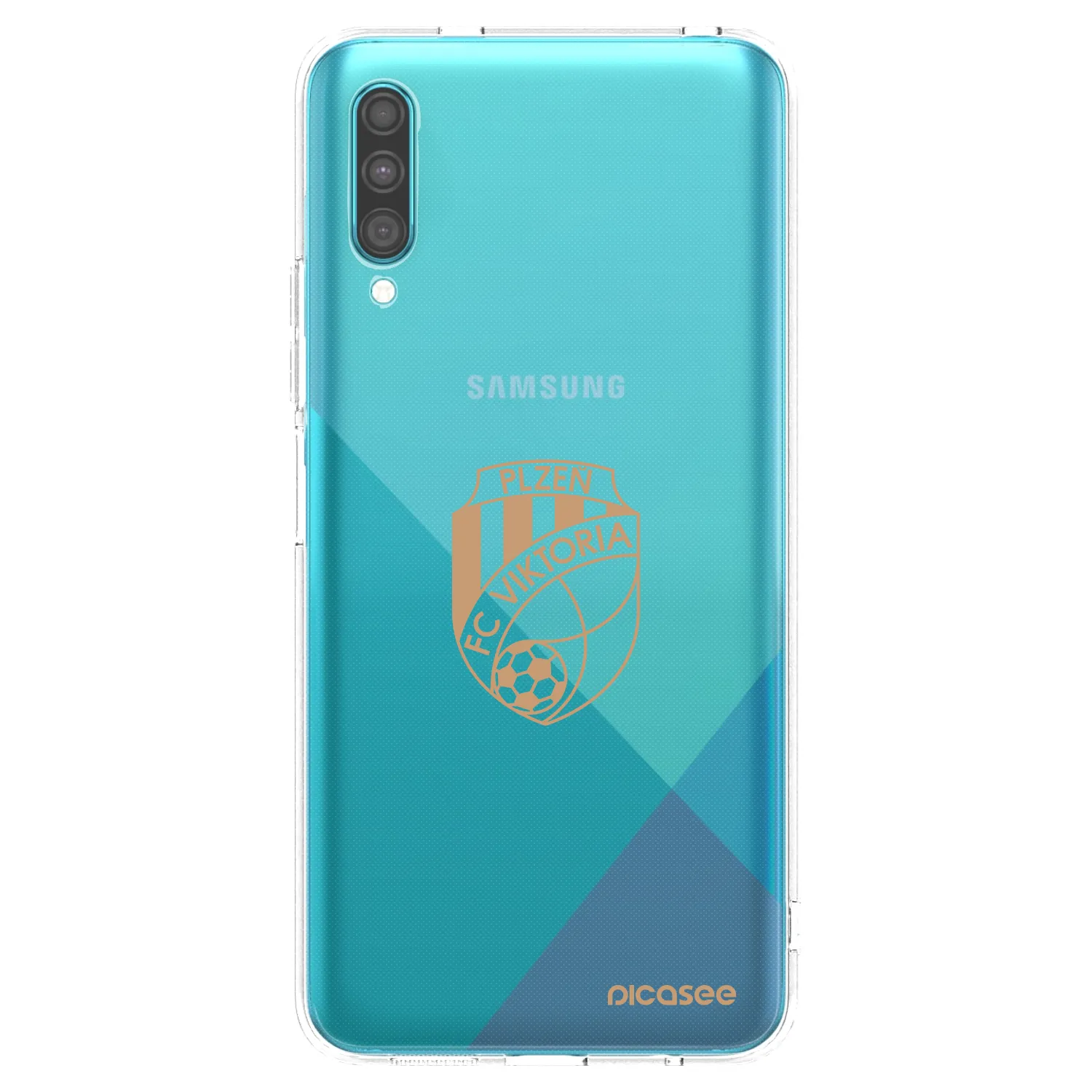 Picasee silikonový průhledný obal pro Samsung Galaxy A30s A307F - FC Viktoria Plzeň I
