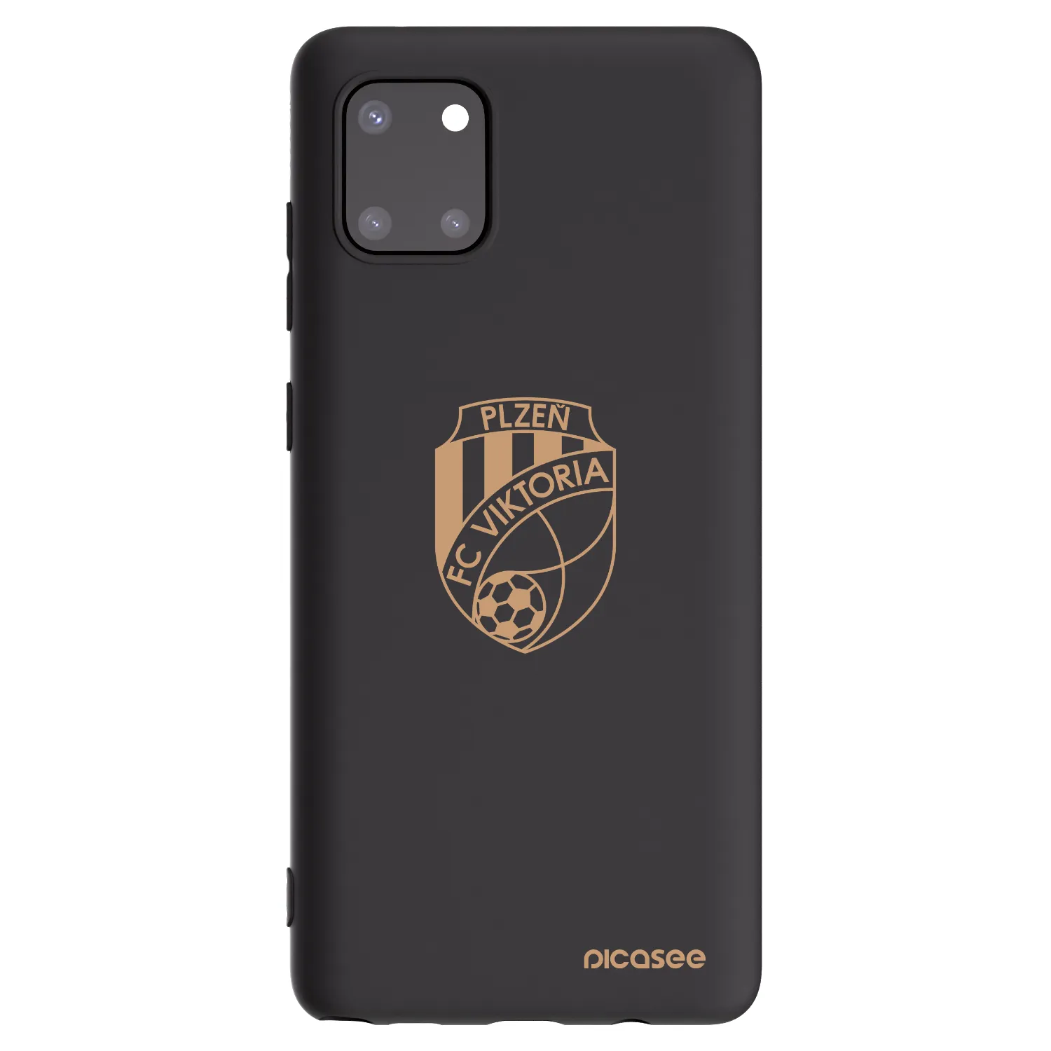 Picasee silikonový černý obal pro Samsung Galaxy Note 10 Lite N770F - FC Viktoria Plzeň I