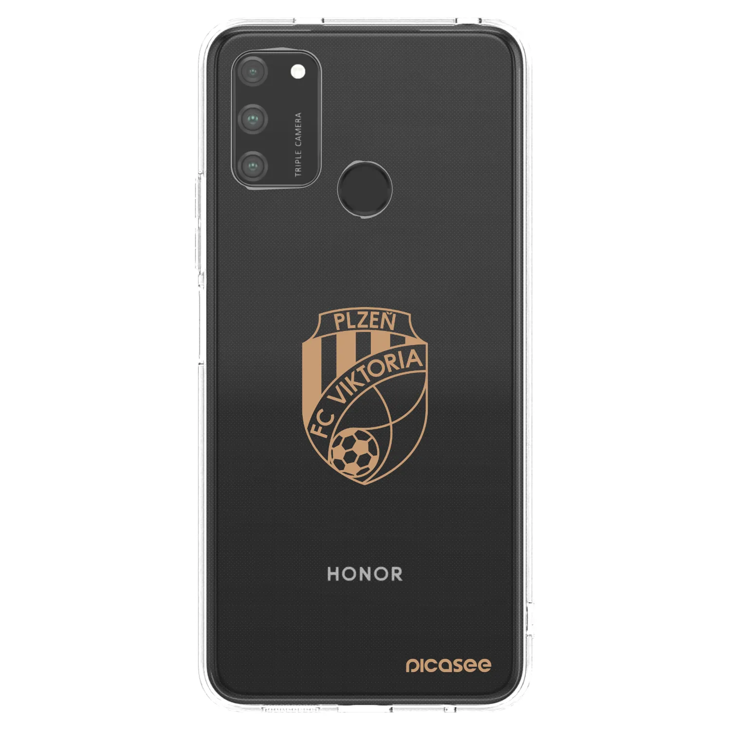 Picasee silikonový průhledný obal pro Honor 9A - FC Viktoria Plzeň I