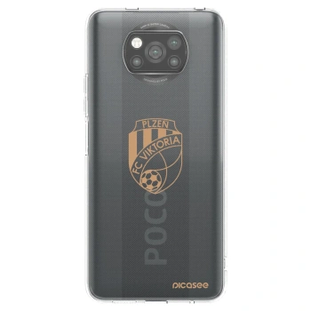 Picasee silikonový černý obal pro Xiaomi Poco X3 - FC Viktoria Plzeň I