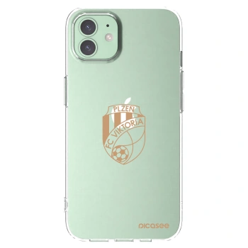 Picasee silikonový průhledný obal pro Apple iPhone 12 Pro - FC Viktoria Plzeň I