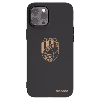 Picasee silikonový černý obal pro Apple iPhone 12 Pro Max - FC Viktoria Plzeň I