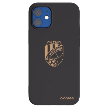 Picasee silikonový černý obal pro Apple iPhone 12 mini - FC Viktoria Plzeň I
