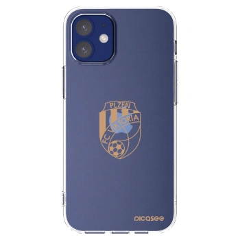 Picasee silikonový průhledný obal pro Apple iPhone 12 mini - FC Viktoria Plzeň I