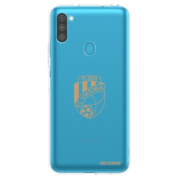 Picasee silikonový průhledný obal pro Samsung Galaxy M11 - FC Viktoria Plzeň I