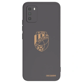 Picasee silikonový černý obal pro Xiaomi Poco M3 - FC Viktoria Plzeň I