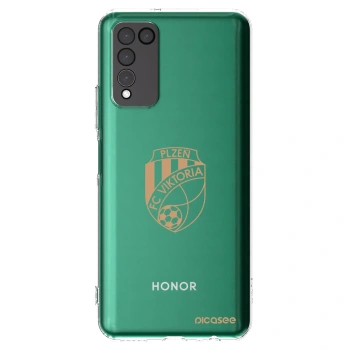 Picasee silikonový průhledný obal pro Honor 10X Lite - FC Viktoria Plzeň I