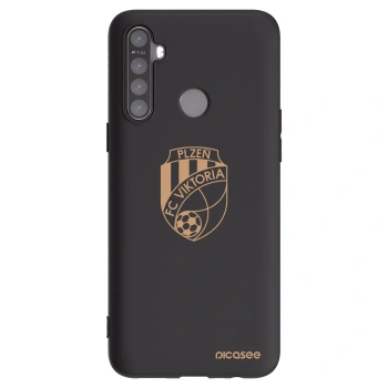 Picasee silikonový černý obal pro Realme 5 - FC Viktoria Plzeň I