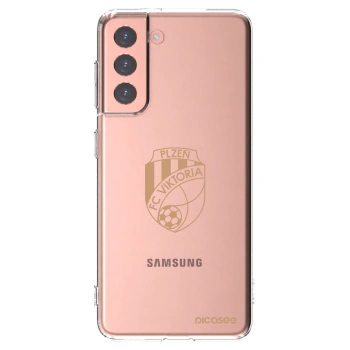 Picasee silikonový průhledný obal pro Samsung Galaxy S21 5G G991B - FC Viktoria Plzeň I
