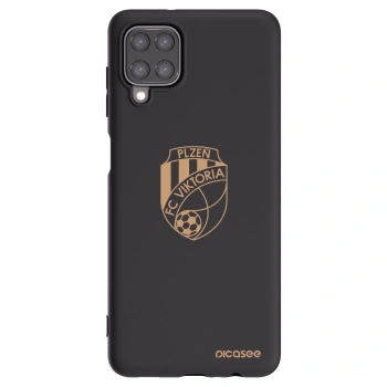 Picasee silikonový černý obal pro Samsung Galaxy A12 A125F - FC Viktoria Plzeň I