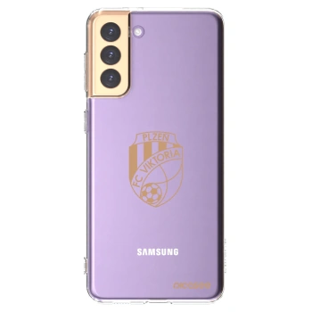 Picasee silikonový průhledný obal pro Samsung Galaxy S21+ 5G G996F - FC Viktoria Plzeň I
