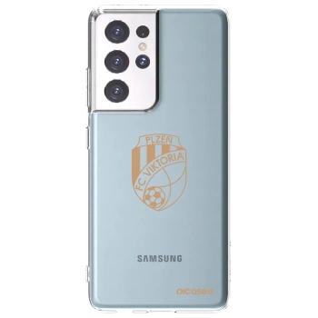 Picasee silikonový průhledný obal pro Samsung Galaxy S21 Ultra 5G G998B - FC Viktoria Plzeň I