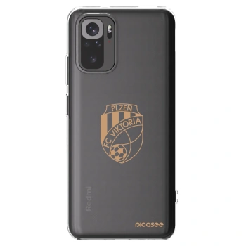 Picasee silikonový průhledný obal pro Xiaomi Redmi Note 10 - FC Viktoria Plzeň I