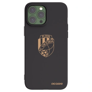 Picasee silikonový černý obal pro Apple iPhone 13 Pro Max - FC Viktoria Plzeň I