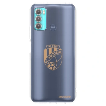 Picasee silikonový průhledný obal pro Motorola Moto G60 - FC Viktoria Plzeň I