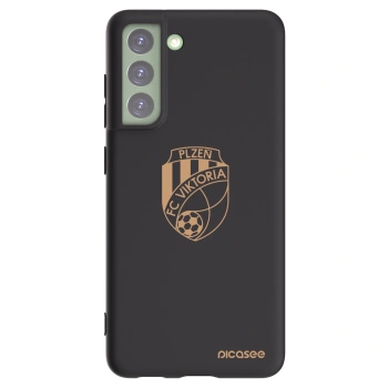 Picasee silikonový černý obal pro Samsung Galaxy S21 FE 5G - FC Viktoria Plzeň I