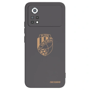 Picasee silikonový černý obal pro Xiaomi Poco X4 Pro 5G - FC Viktoria Plzeň I