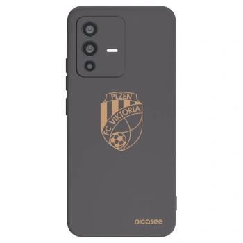 Picasee silikonový černý obal pro Vivo V23 5G - FC Viktoria Plzeň I