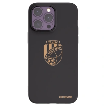 Picasee silikonový černý obal pro Apple iPhone 14 Pro Max - FC Viktoria Plzeň I
